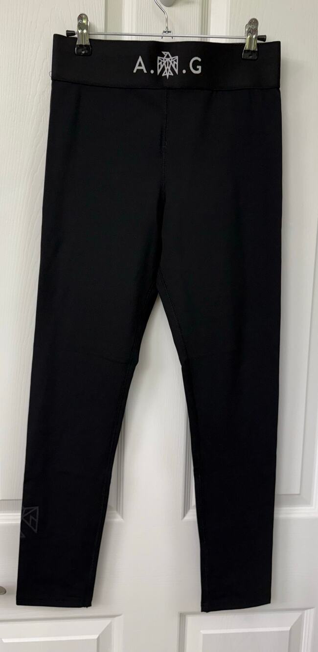 All things golden large black leggings high waisted full length nwt